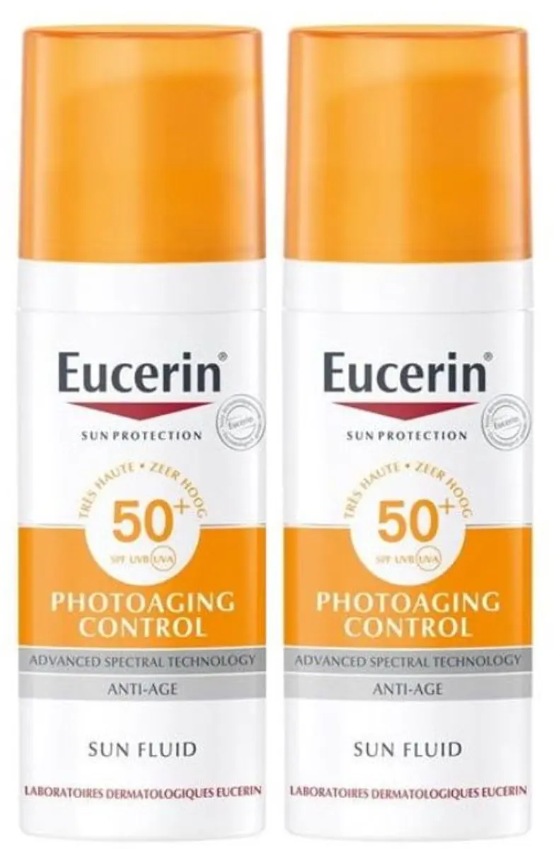 Eucerin Sun Photoaging Control Fluid Gezicht SPF 50 - 2x50ml