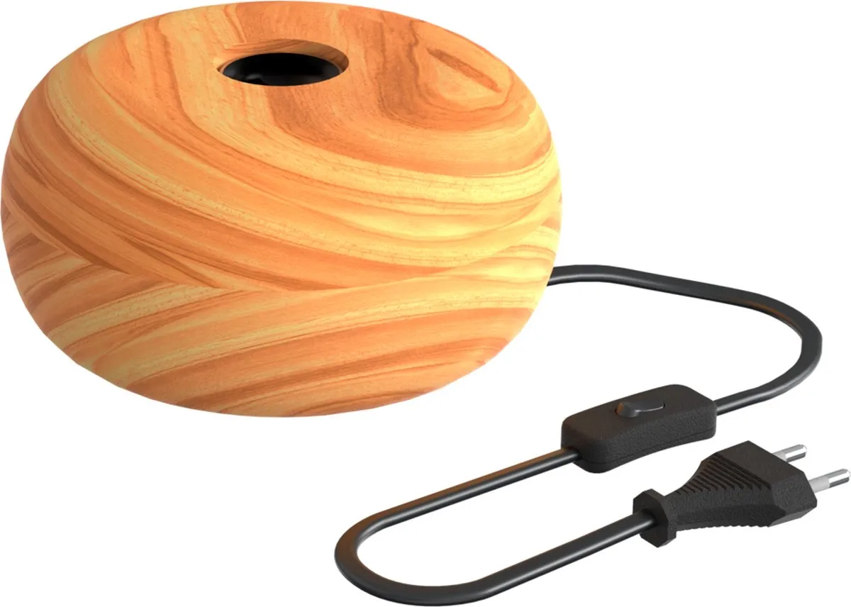 Calex Scandinavische Tafellamp Hout Ø17cm