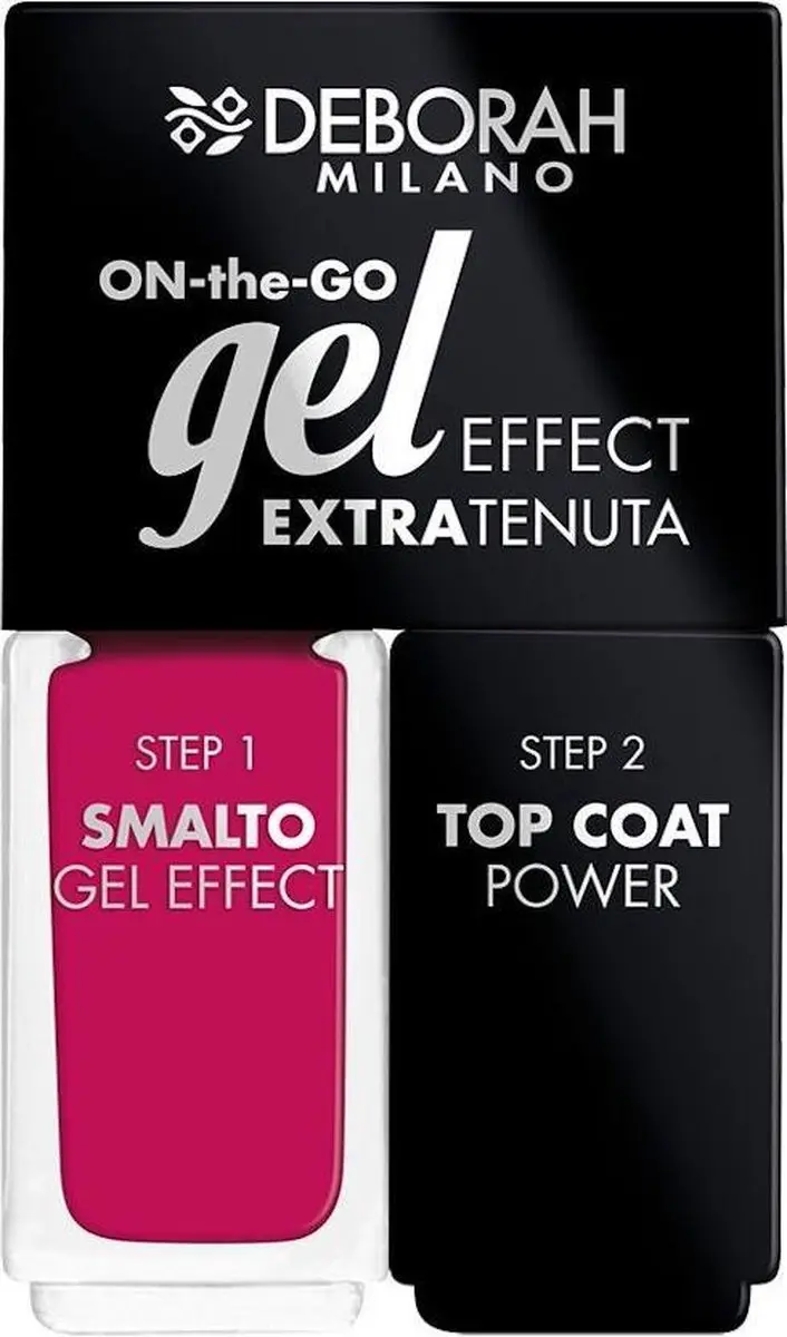 Deborah Milano Duo On-The-Go Gel Effect Nagellak 05 Rose Fuchia