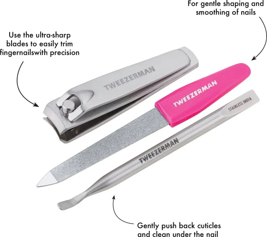 Tweezerman Mini Nail Rescue Kit - 4ml - Roze