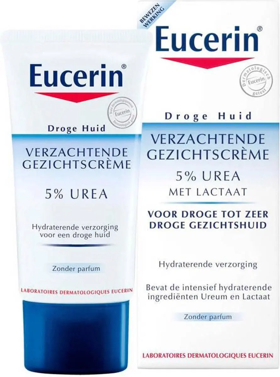 Eucerin Verzachtende Dagcrème 5% Urea 50ml - 3 Stuks