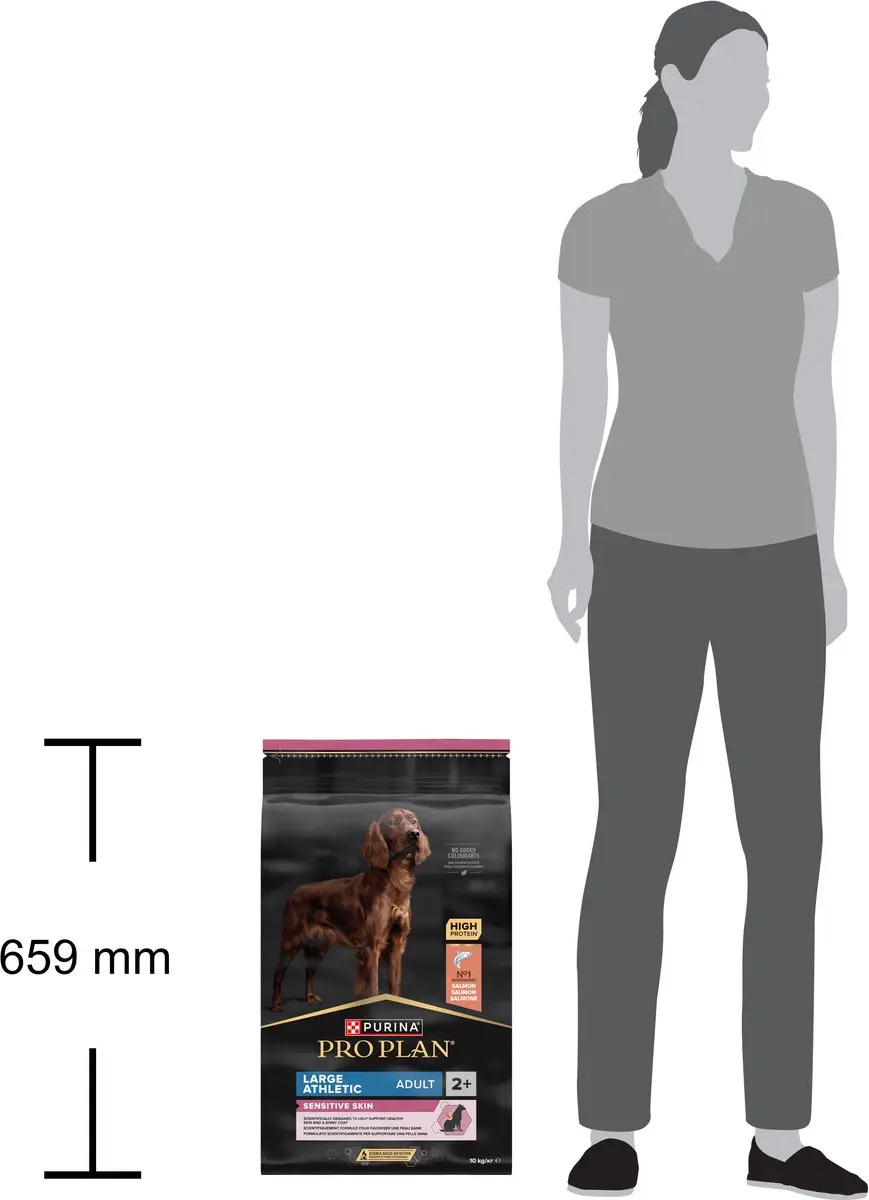 Pro Plan Sensitive Skin Large Athletic Adult Zalm - 10 kg