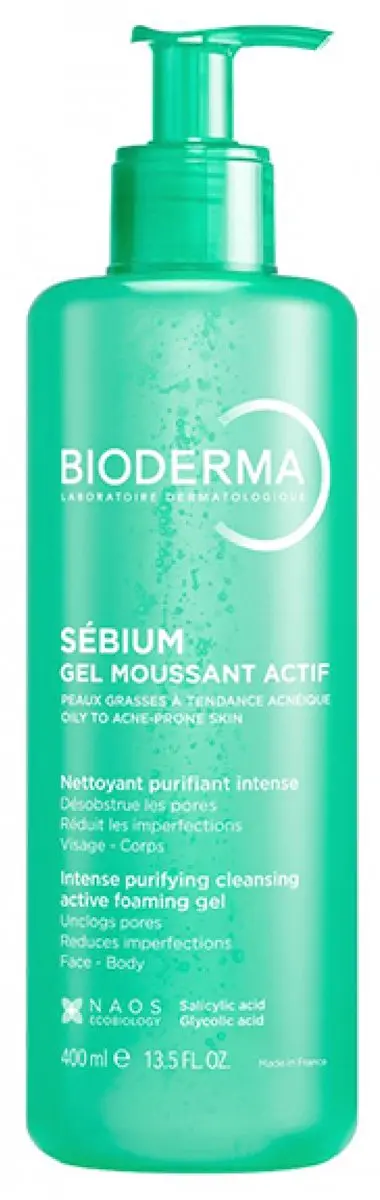 Bioderma Sébium Gel Moussant Actif 400ml