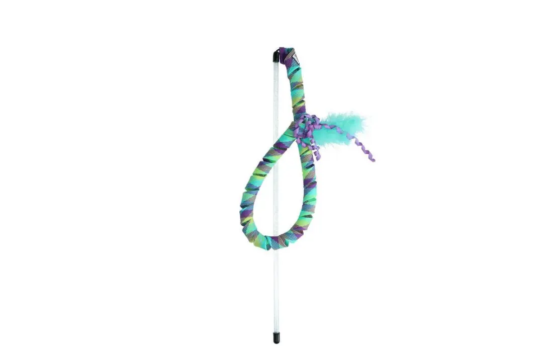KONG Curlz Katten Speeltje - Turquoise/Paars - afbeelding 6 van 6