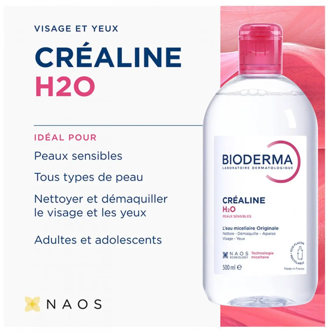 Bioderma Créaline H2O Micellair Water 850ml