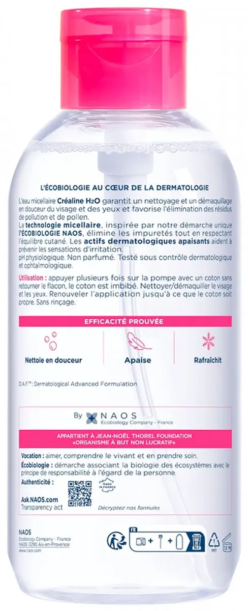Bioderma Créaline H2O Micellair Water 850ml