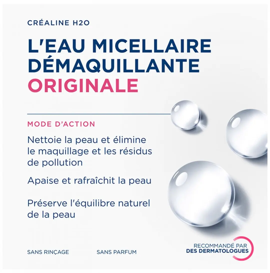 Bioderma Créaline H2O Micellair Water 850ml