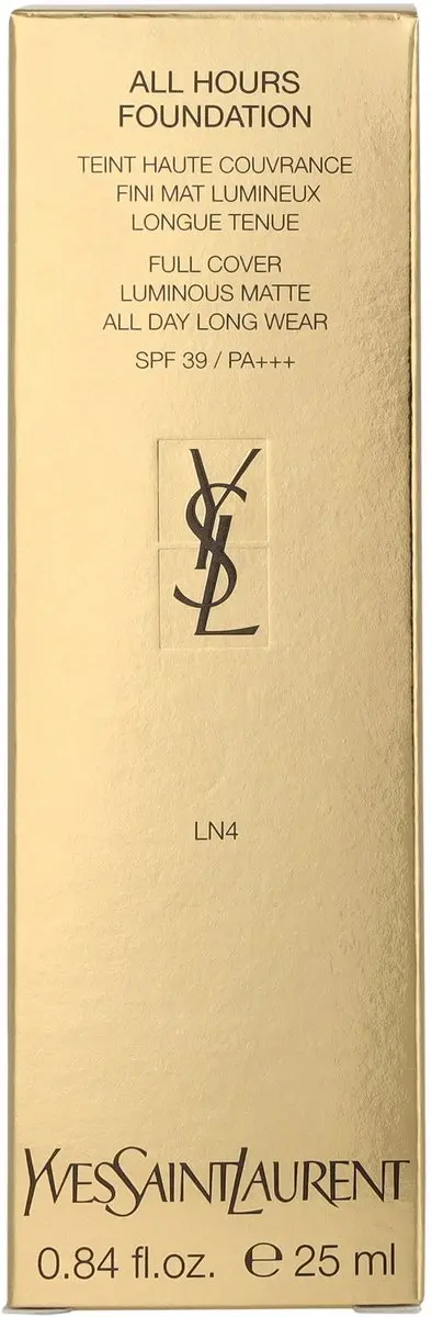 Yves Saint Laurent All Hours Luminous Matte Foundation LN4 - 25 ml - afbeelding 6 van 6