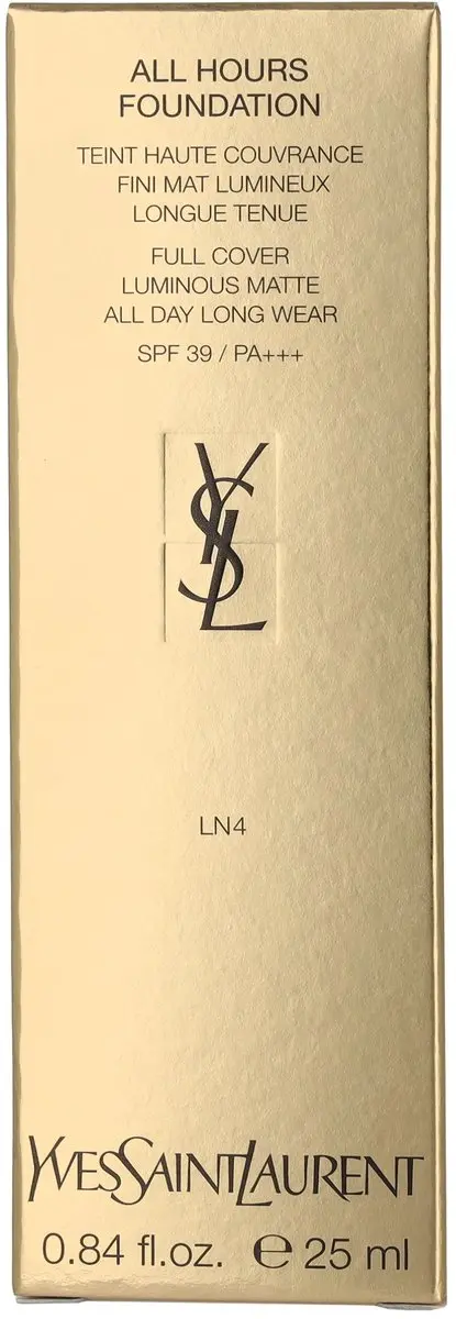 Yves Saint Laurent All Hours Luminous Matte Foundation LN4 - 25 ml
