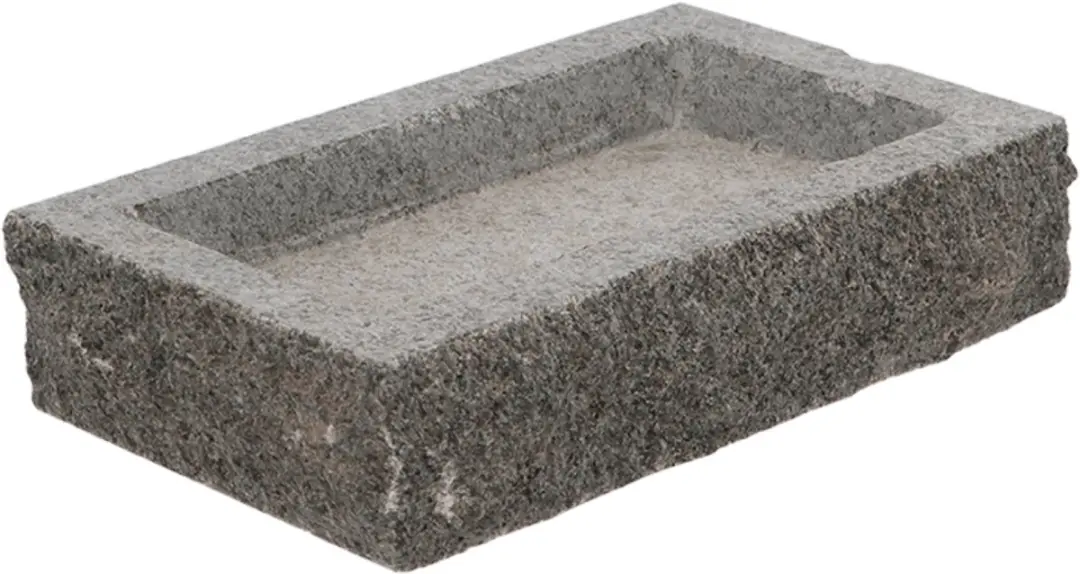 Esschert Design Vogelbad Graniet Hangend - 28x18x6cm - Grau
