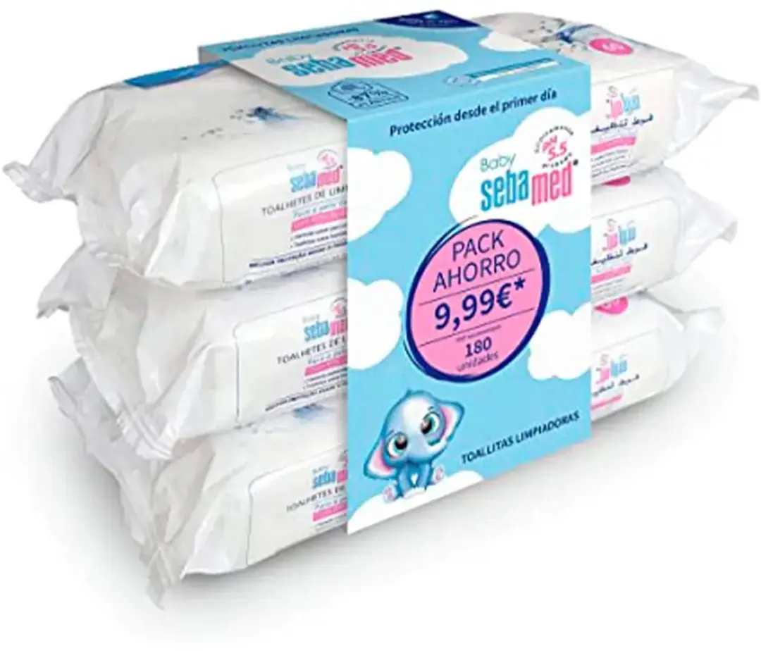 Sebamed Baby Toallitas Limpiadoras 180 Stuks