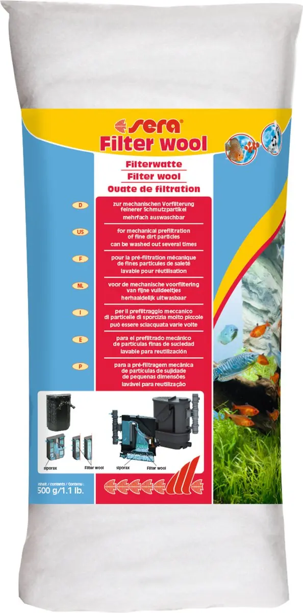 Sera Filterwatten 500g