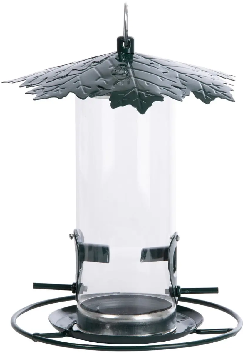 Esschert Design Voedersilo Vogelvoederhuisje 23cm - Zilver