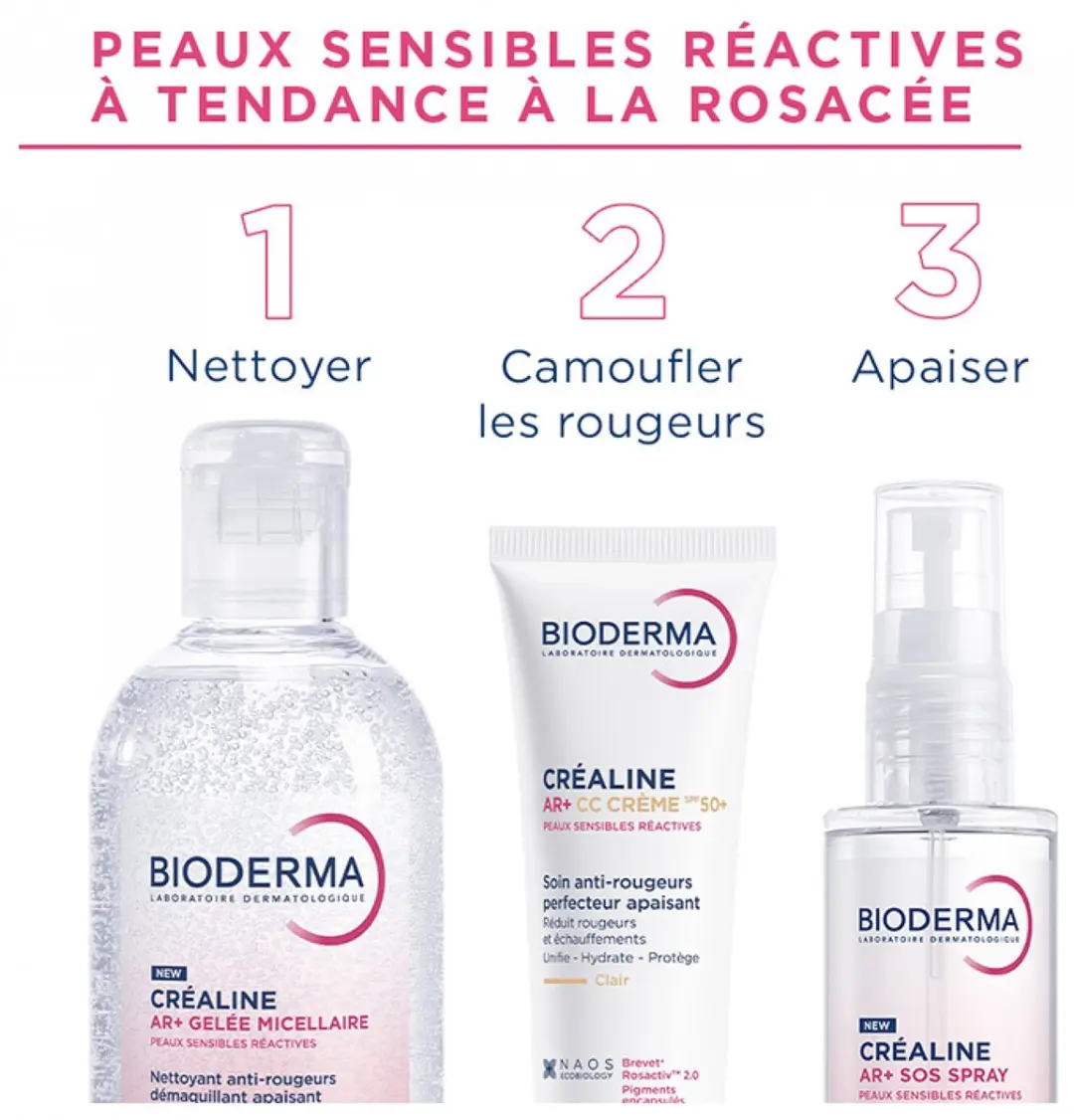 Bioderma Créaline AR+ CC Cream SPF50+ 40ml - Gouden