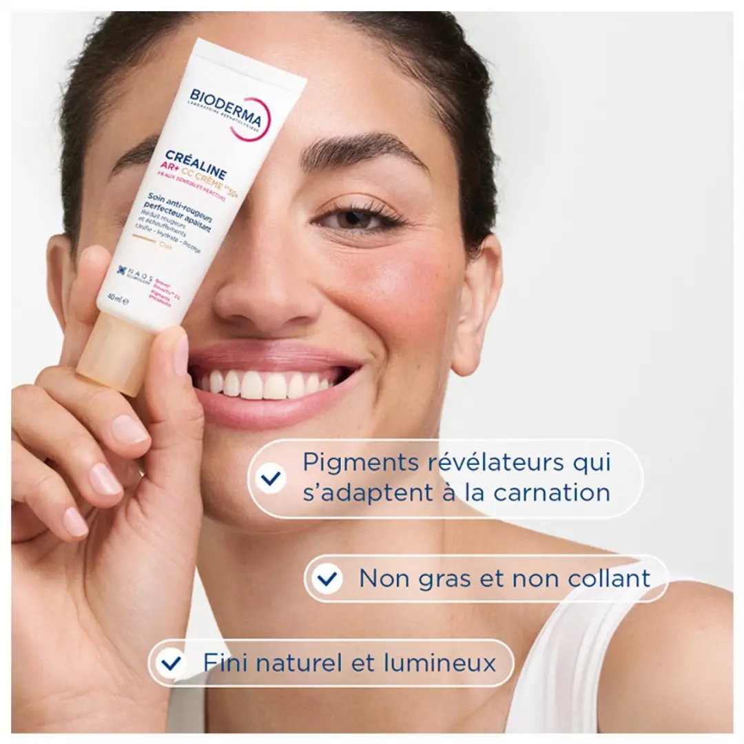 Bioderma Créaline AR+ CC Cream SPF50+ 40ml - Gouden