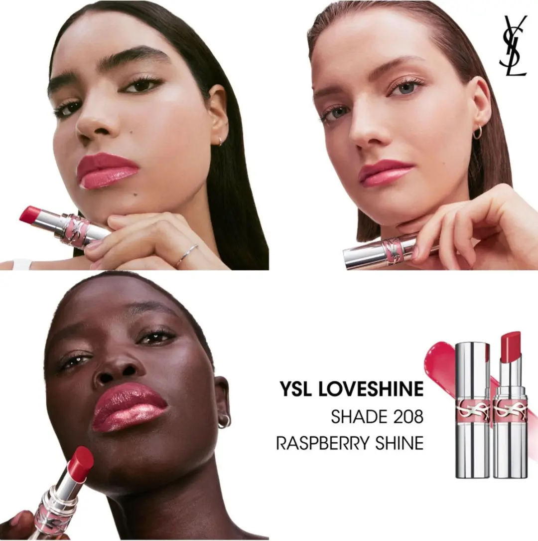 Yves Saint Laurent Loveshine Lipstick 208 Raspberry Shine 3,2g