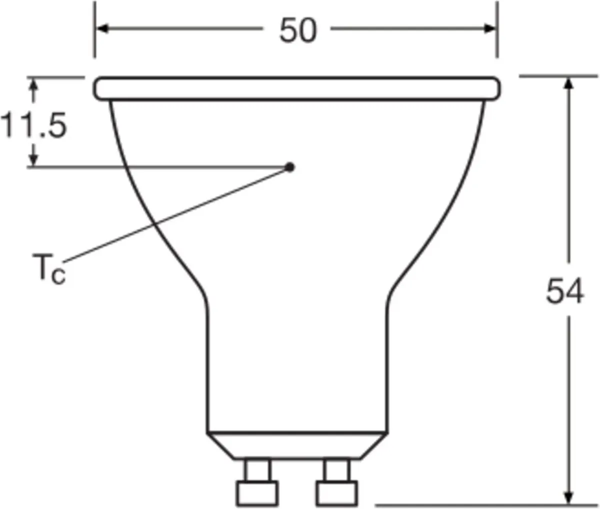 LEDVANCE Performance GU10 PAR16 6.9W 620lm 120° - Zeer Warm Wit