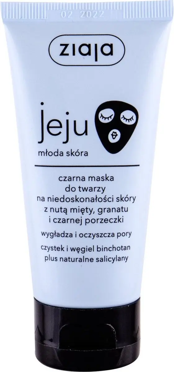 Ziaja Jeju Black Face Mask 50g
