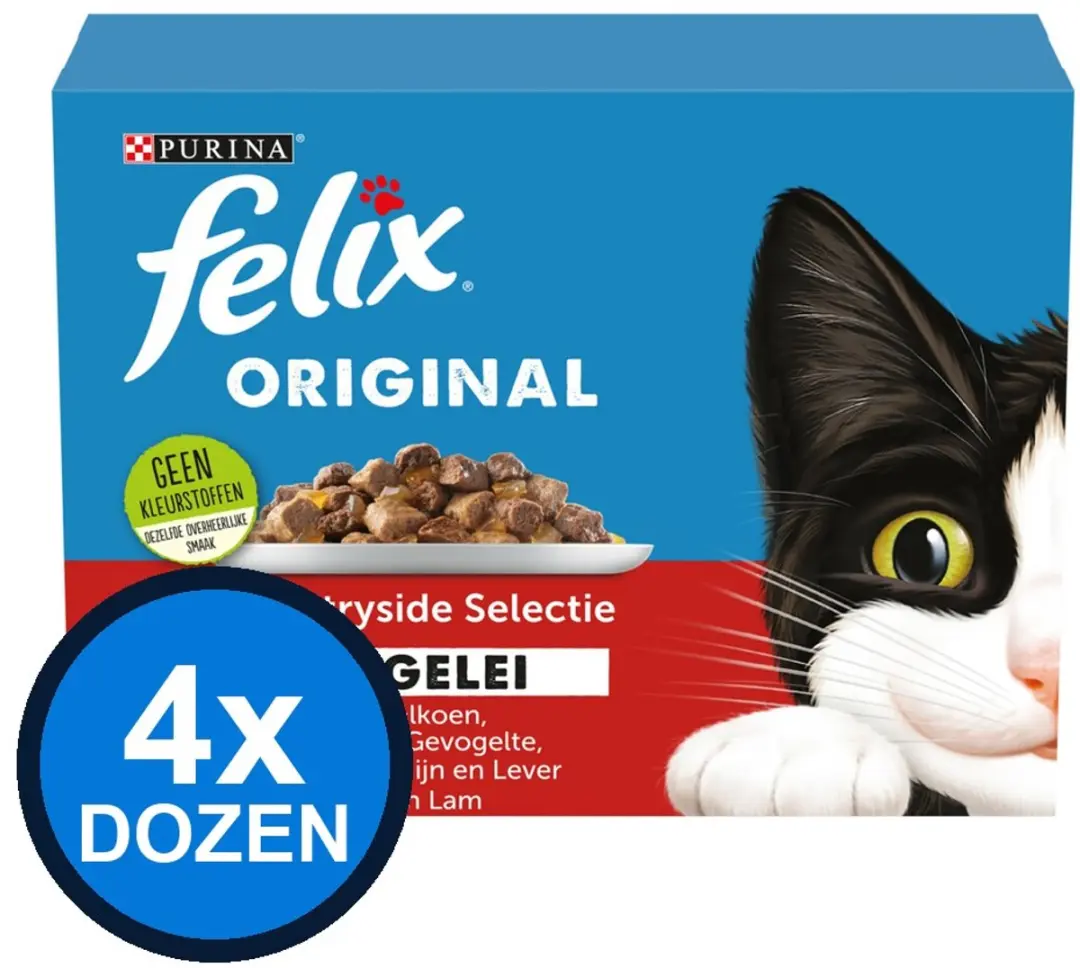 Felix Original Countryside Selectie Kattenvoer Natvoer