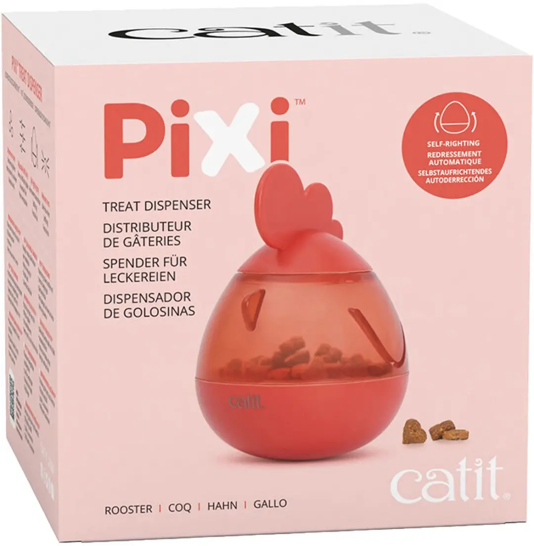 Catit Ca Pixi Treat Dispenser Muis - 8x8x10cm - Wit