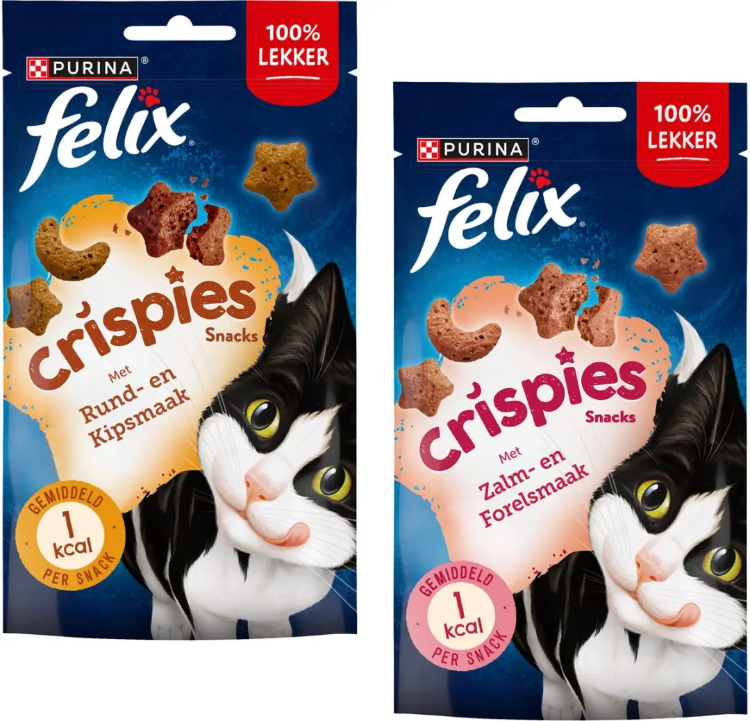 Felix Crispies Zalm & Forel 3x180g