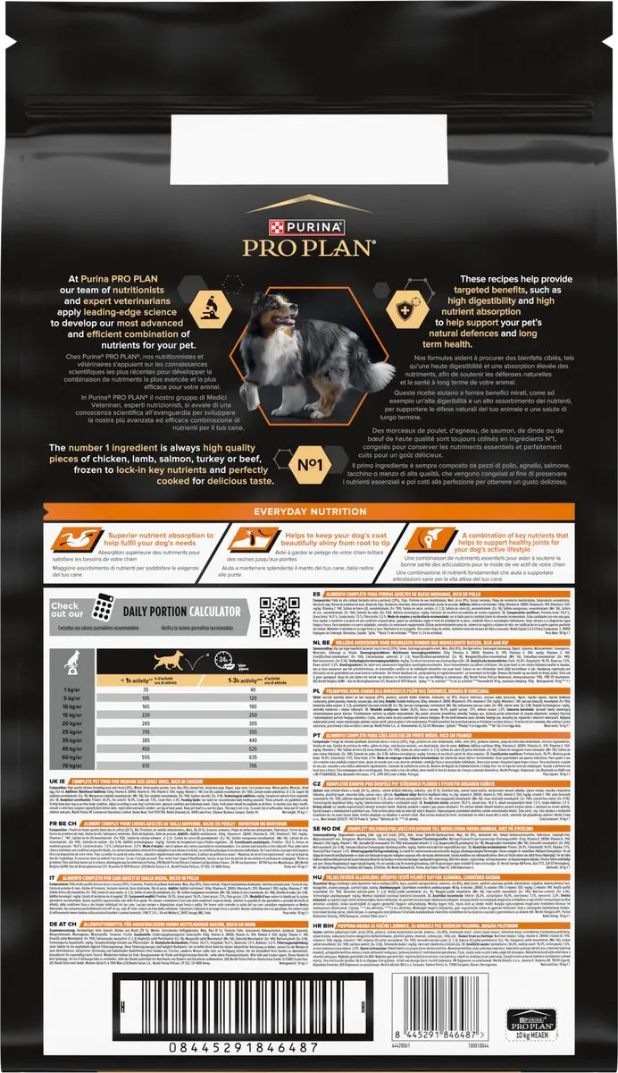 Purina Pro Plan Medium Adult Kip Droogvoer 10kg