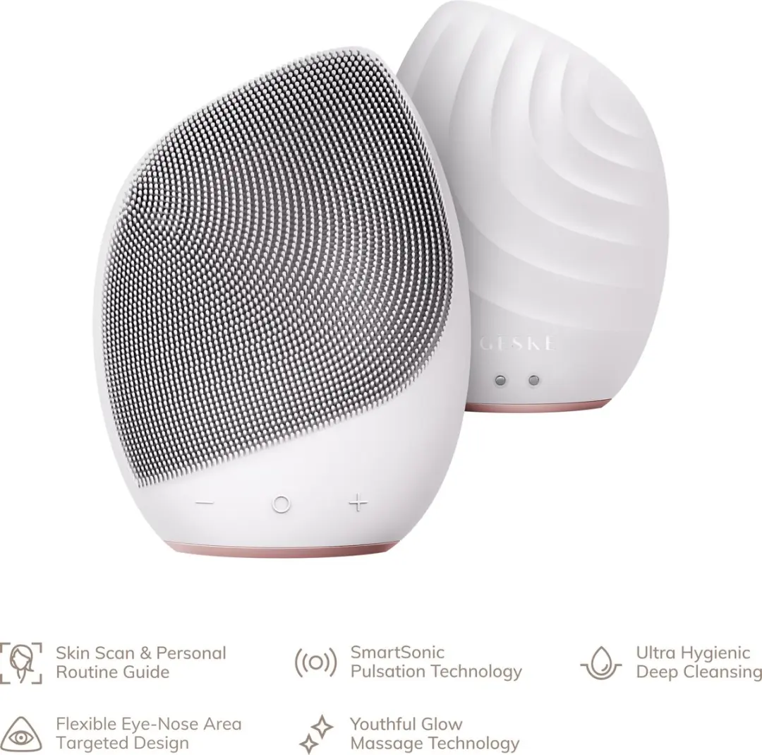 GESKE SmartAppGuided Facial Brush AP_GK000010SL01+GK000640SC01 - 14 snelheden - Starlight