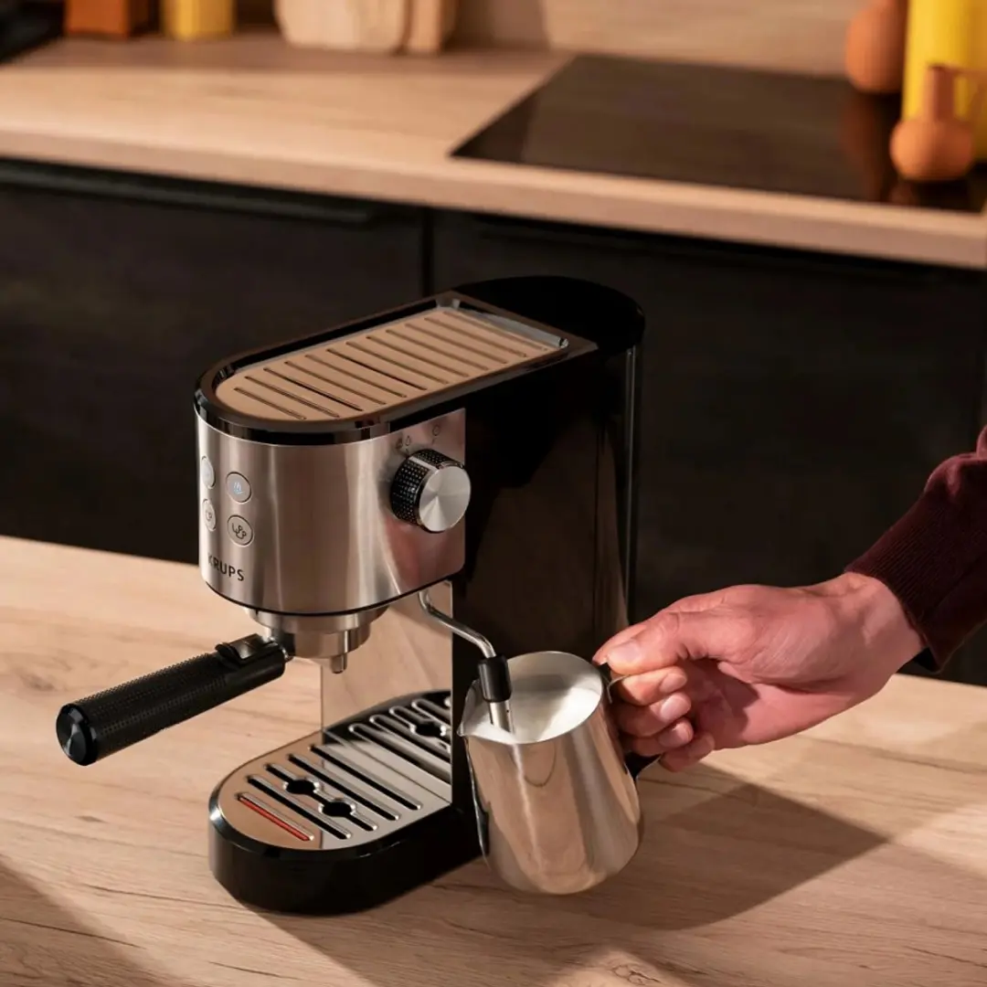 Krups Virtuoso XP441810 Espressomachine - Zwart - afbeelding 6 van 6