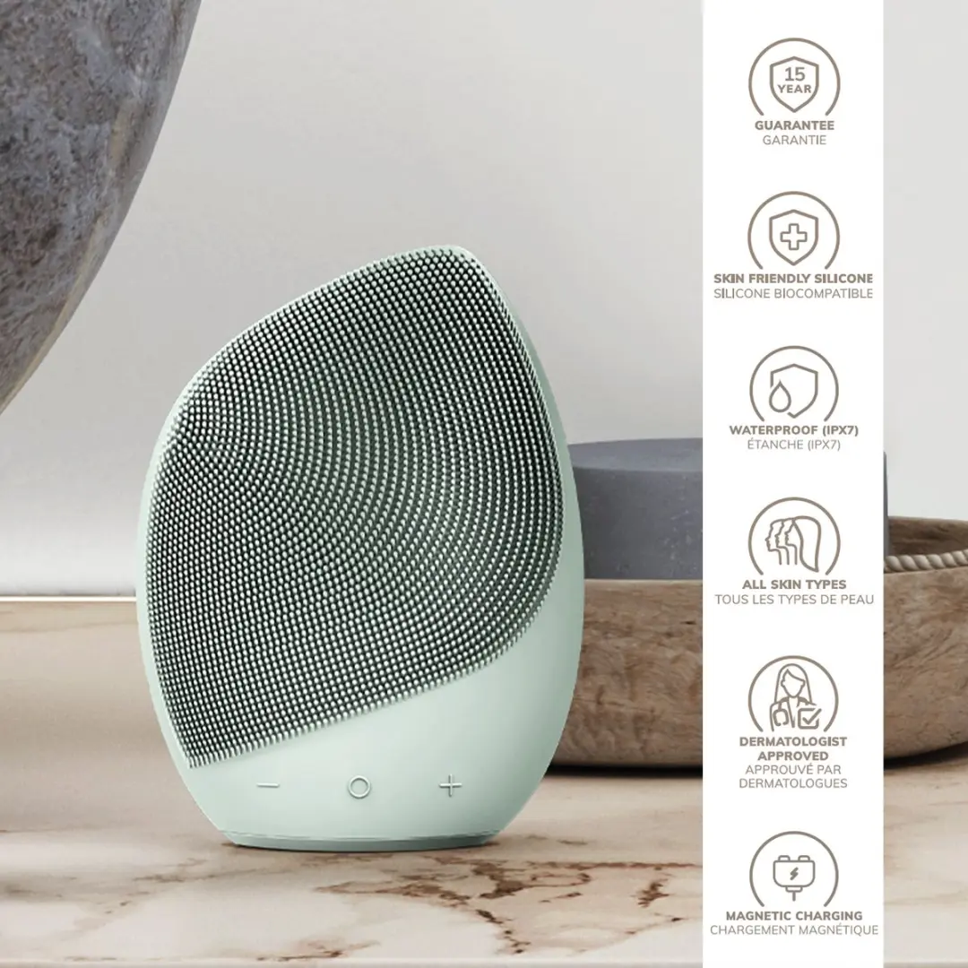 GESKE SmartAppGuided Facial Brush AP_GK000010GN01+GK000640SC01 - 14 snelheden - Groen