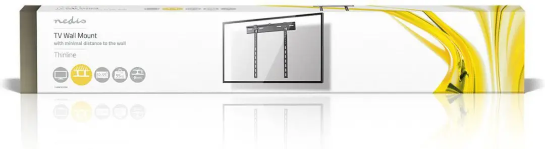 Nedis TVWM3030BK Vaste TV-Muurbeugel 32-55" - Zwart
