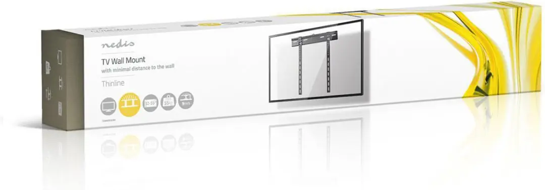 Nedis TVWM3030BK Vaste TV-Muurbeugel 32-55" - Zwart