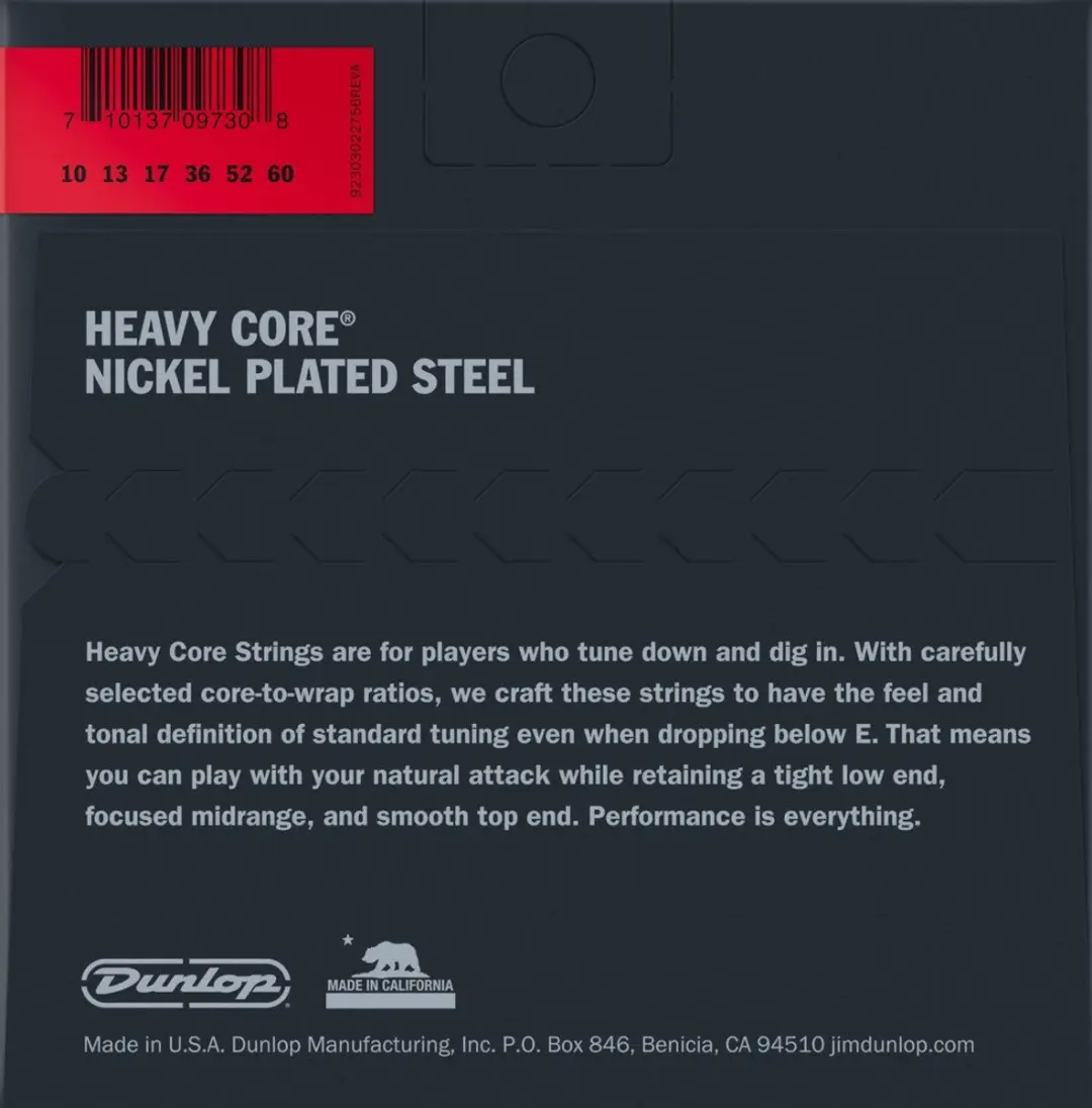 Dunlop Heavy Core Electric NPS Snarenset 10-60 - 6 Stuks
