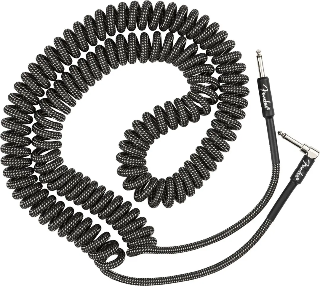 Fender Professional Coil Cable 30" Gitaarkabel - Grijs