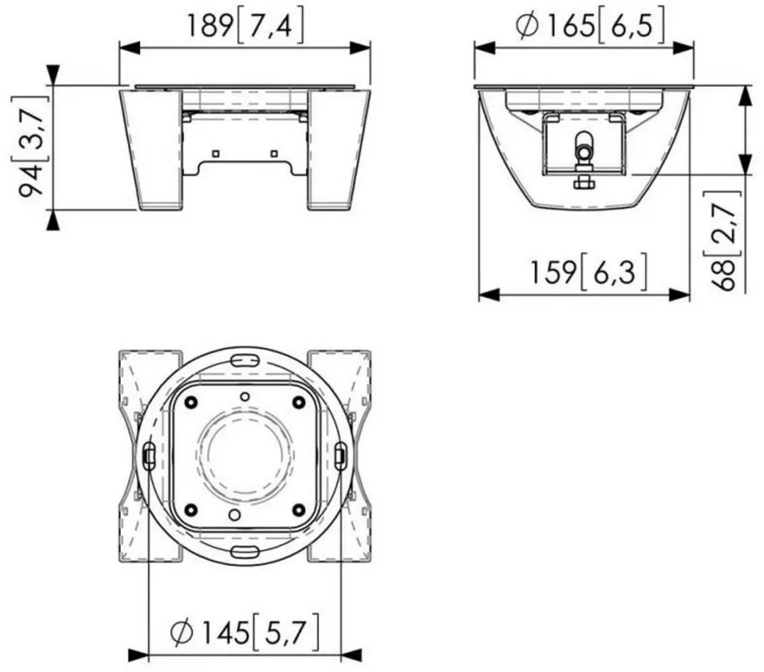 Vogel's PUC 1065 Plafondplaat - Zwart - afbeelding 6 van 6