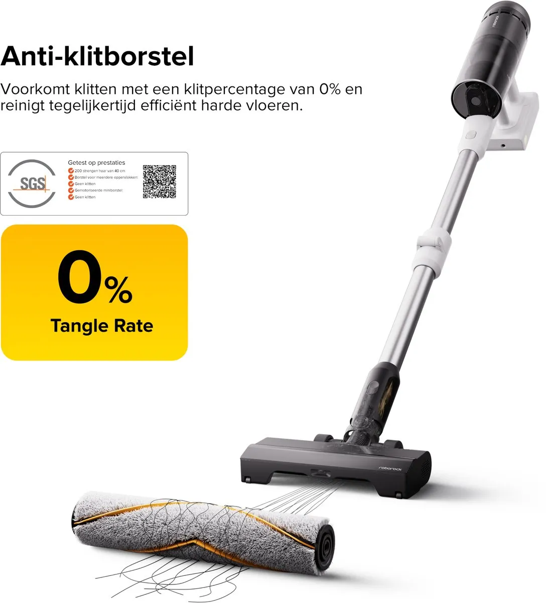 Roborock H60 Pro Stofzuiger - 170W - 170 Airwatts