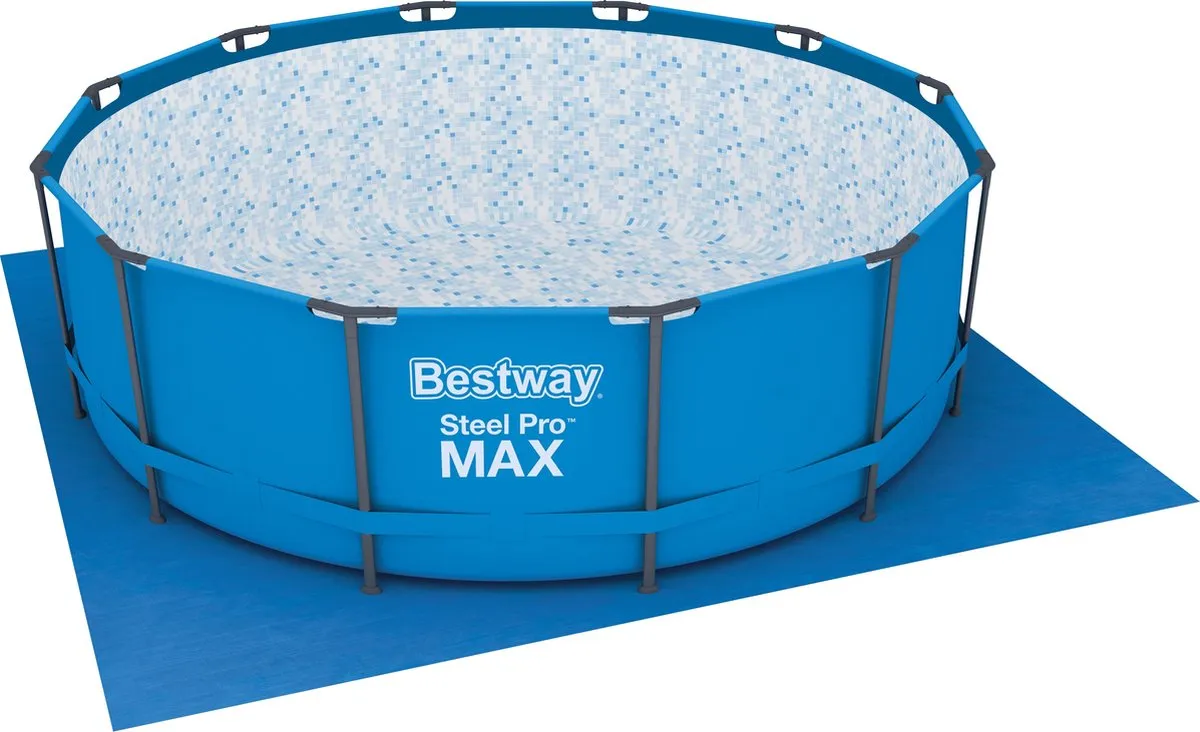 Bestway Grondzeil 3,96x3,96m - Blauw - afbeelding 6 van 6