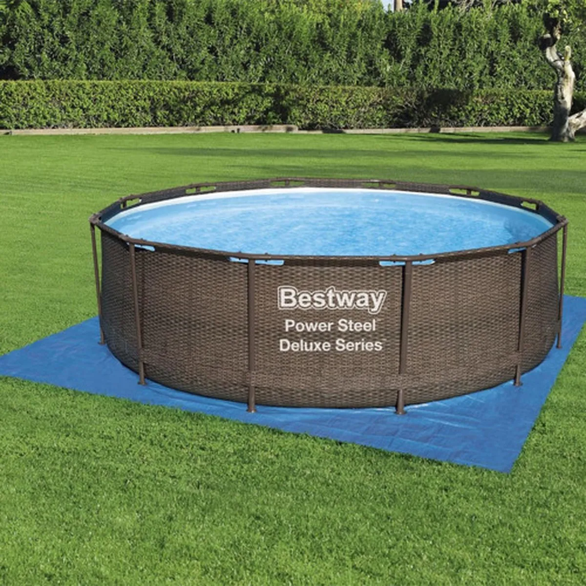 Bestway Grondzeil 3,96x3,96m - Blauw