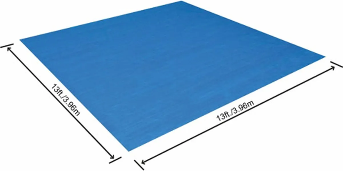 Bestway Grondzeil 3,96x3,96m - Blauw
