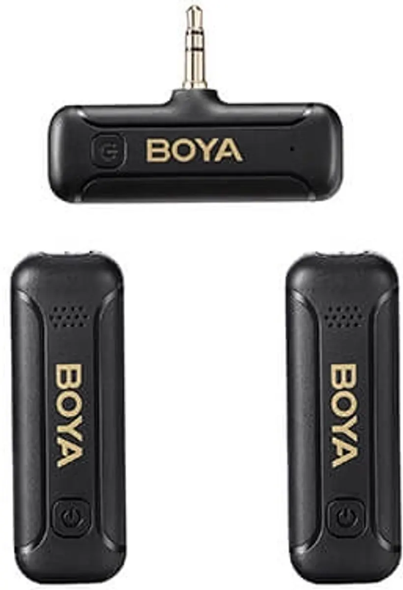 Boya BY-WM3T2-M2 Draadloos Microfoonsysteem - Zwart