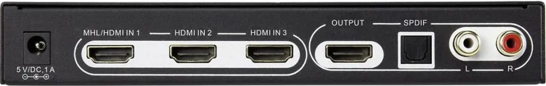 SpeaKa Professional SP-5441116 HDMI-switch 3 poorten - 4K@60Hz - Zwart