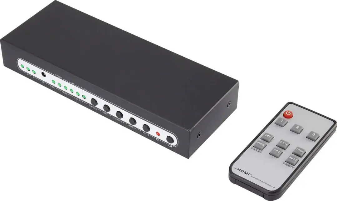 SpeaKa Professional SP-5441116 HDMI-switch 3 poorten - 4K@60Hz - Zwart