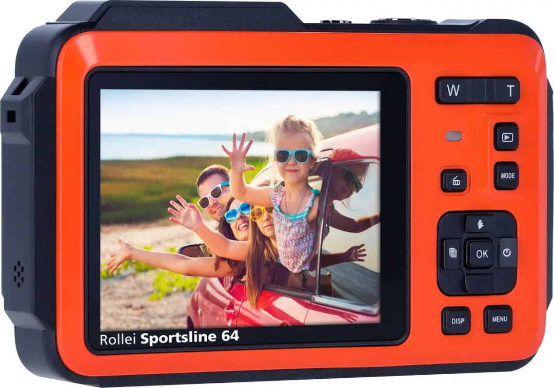 Rollei Sportsline 64 Selfie Compactcamera 64MP - Oranje