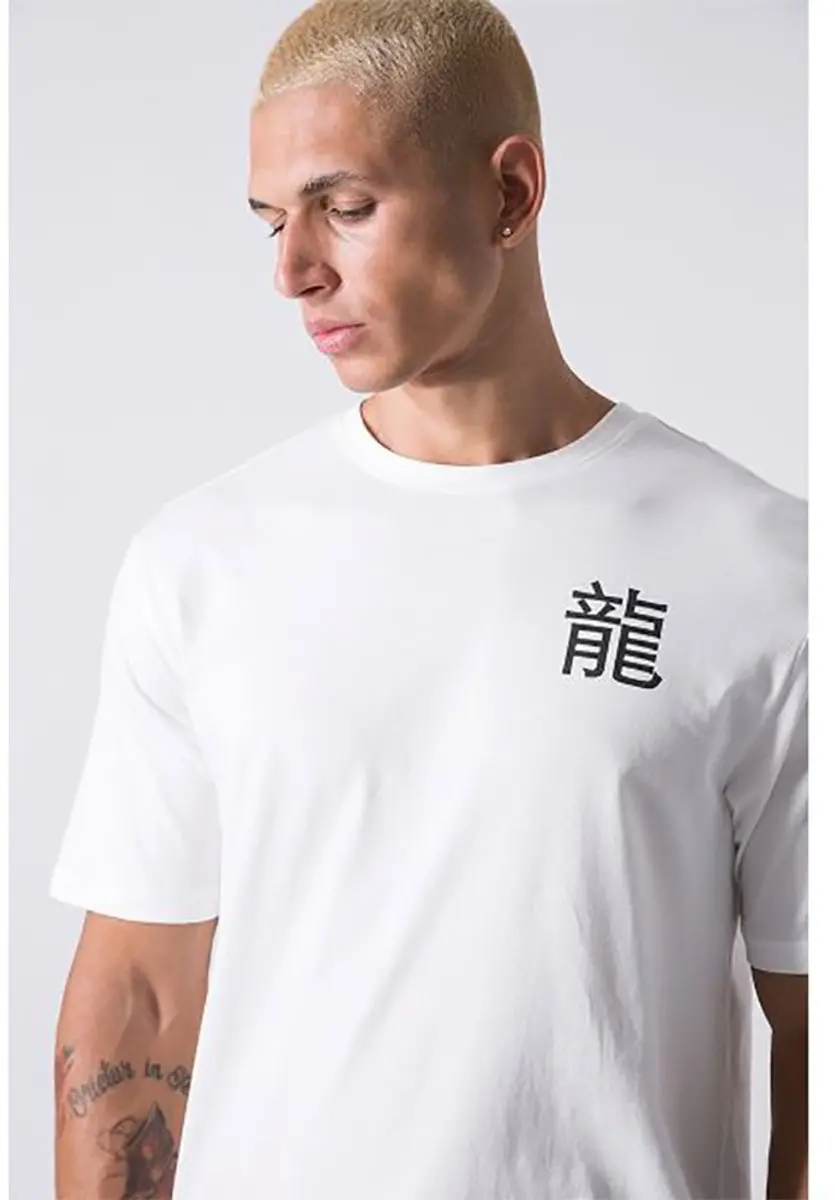 Everlast Jersey Dragon T-shirt - S - Wit