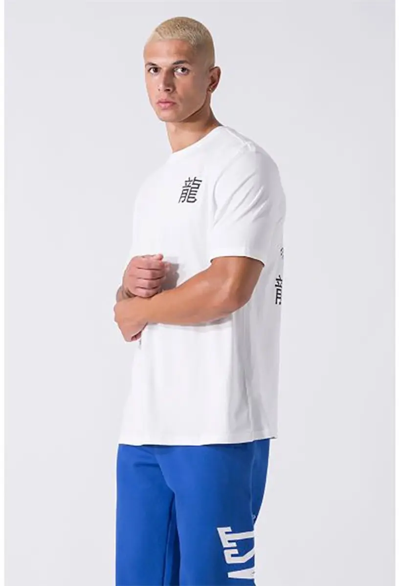 Everlast Jersey Dragon T-shirt - S - Wit