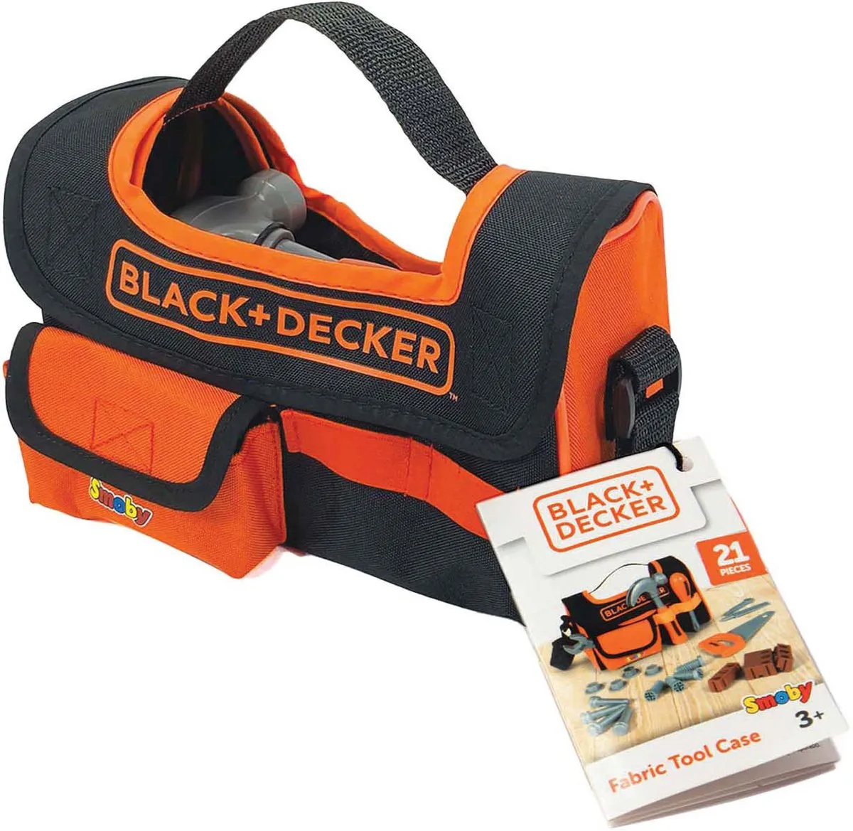 Smoby Black & Decker Speelgoed Gereedschapstas 21-delig