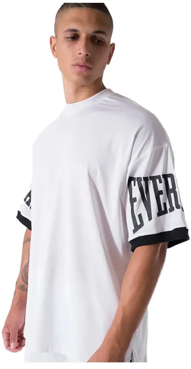 Everlast Mesh Stretch T-shirt Wit M - afbeelding 6 van 6