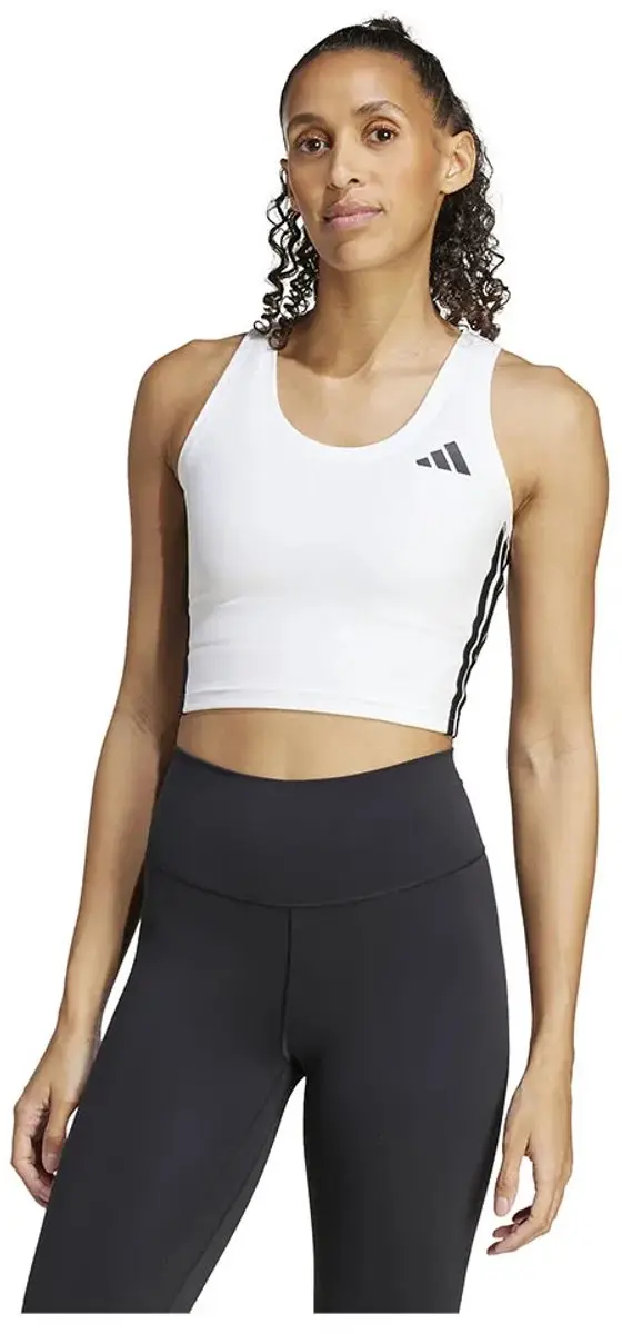 Adidas Train Essentials 3 Stripes Crop T-shirt L