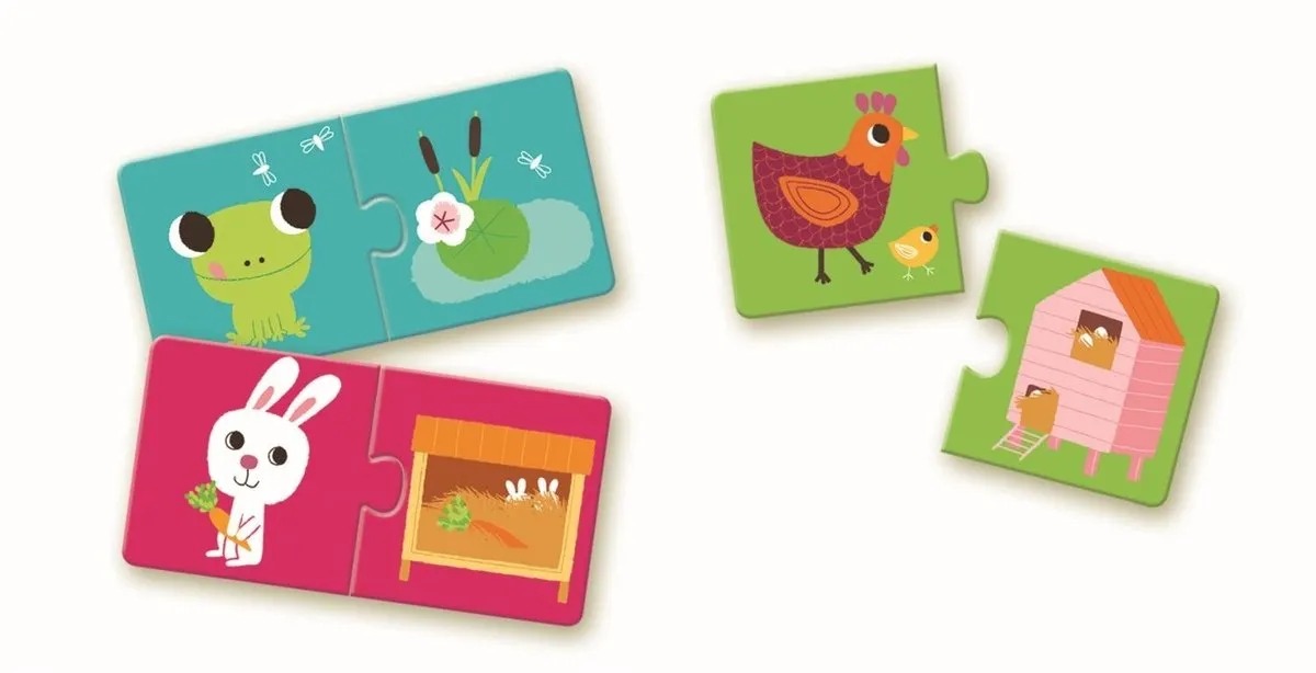 Djeco Puzzel Ons Huis - 20 Stuks - Multicolor - afbeelding 6 van 6