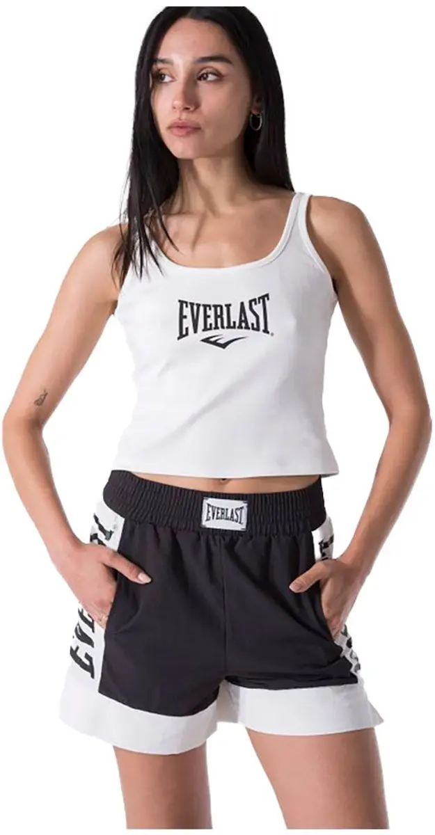 Everlast Stretch Mouwloos T-shirt M - Wit