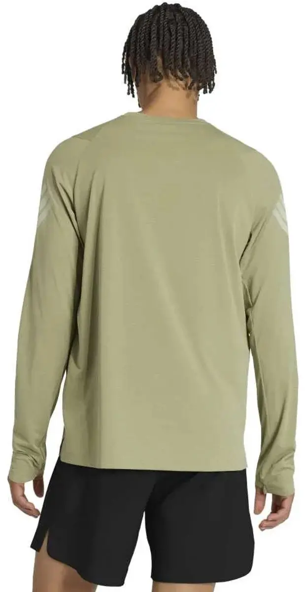 Adidas Adi365 Iconic Running T-shirt Lange Mouwen - S - Tent Green